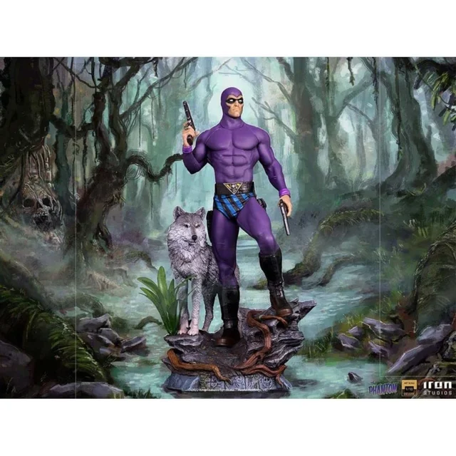Iron Studios Defenders of the Earth Phantom Deluxe Art Scale 1/10 Statue