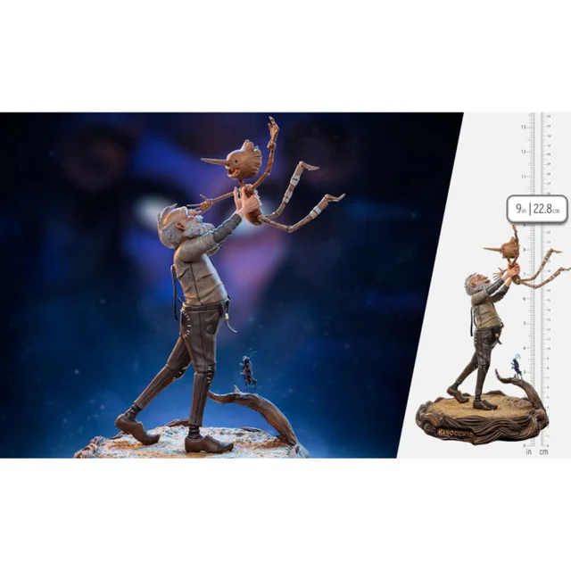 Iron Studios Pinocchio Geppetto & Pinocchio Art Scale 1/10 Statue