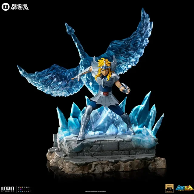 Iron Studios Saint Seiya Cygnus Hyoga Deluxe Art Scale 1/10 Statue
