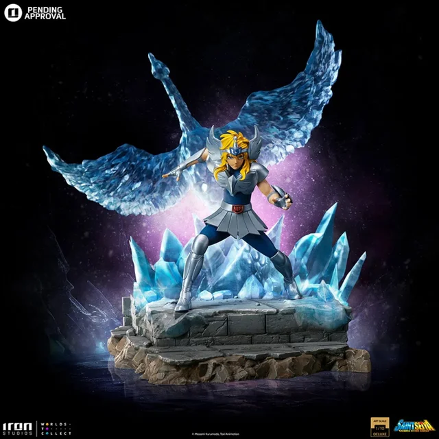 Iron Studios Saint Seiya Cygnus Hyoga Deluxe Art Scale 1/10 Statue