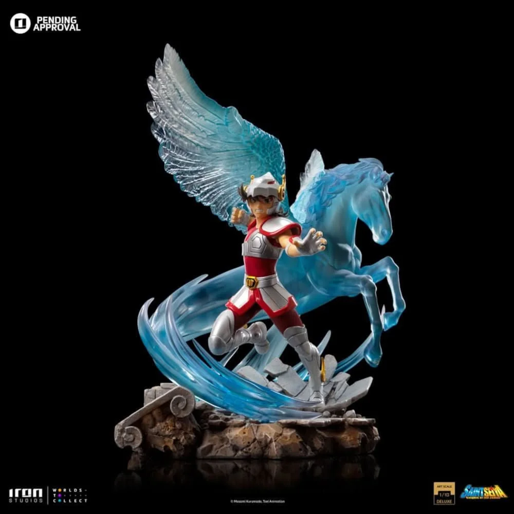 Iron Studios Saint Seiya Pegasus Seiya Deluxe Art Scale 1/10 Statue Image 1
