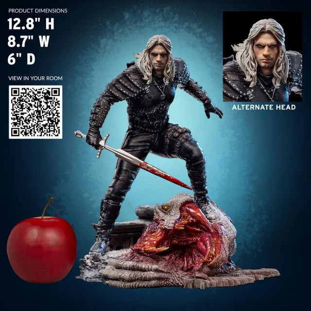 Iron Studios The Witcher Netflix Geralt of Rivia BDS Art Scale Statue