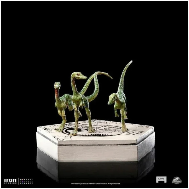 Iron Studios Jurassic World Compsognatus Icons Statue