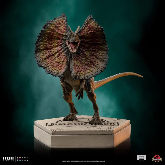 Iron Studios Jurassic Park Dilophosaurus Icons Statue