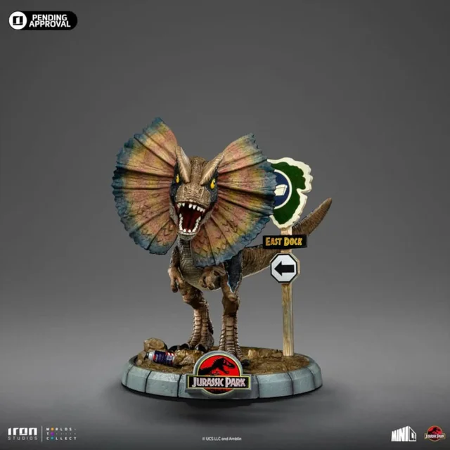 Iron Studios Jurassic Park Dilophosaurus Minico Figure