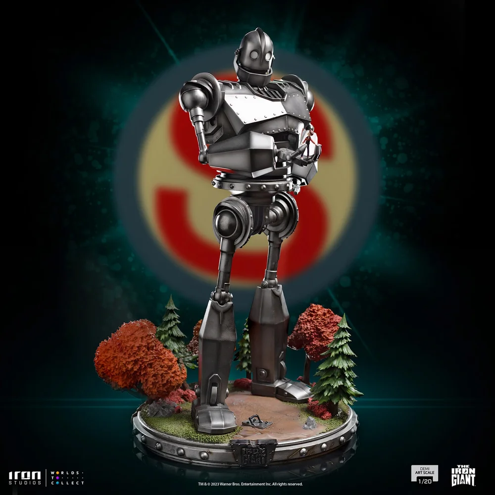 Iron Studios Iron Giant & Hogarth Hughes Demi Scale 1/20 Statue Image 1