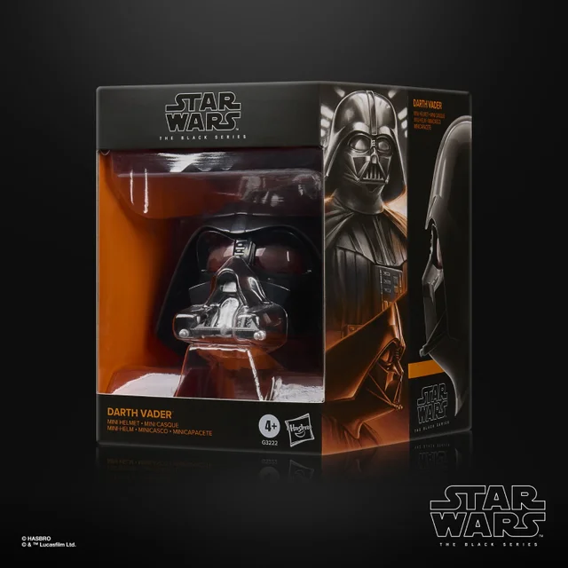 Star Wars The Black Series Darth Vader, Star Wars: A New Hope Premium 15-cm-scale Mini Display Helmet