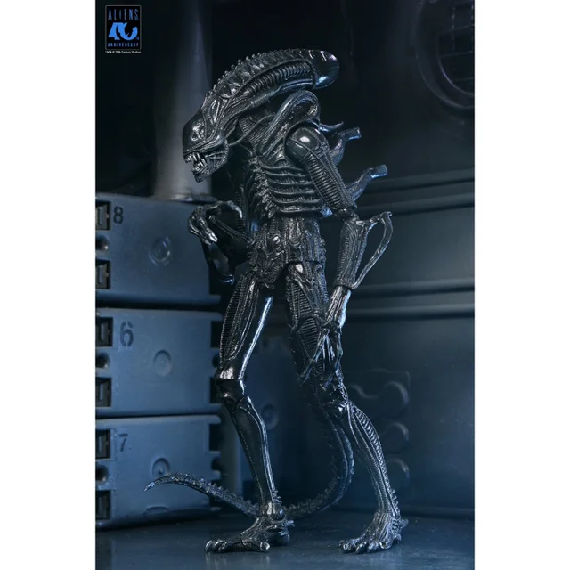 ALIENS (1986) 40TH ANNIVERSARY WARRIOR XENOMORPH (BLACK) ULTIMATE 7 INCH SCALE ACTION FIGURE - NECA