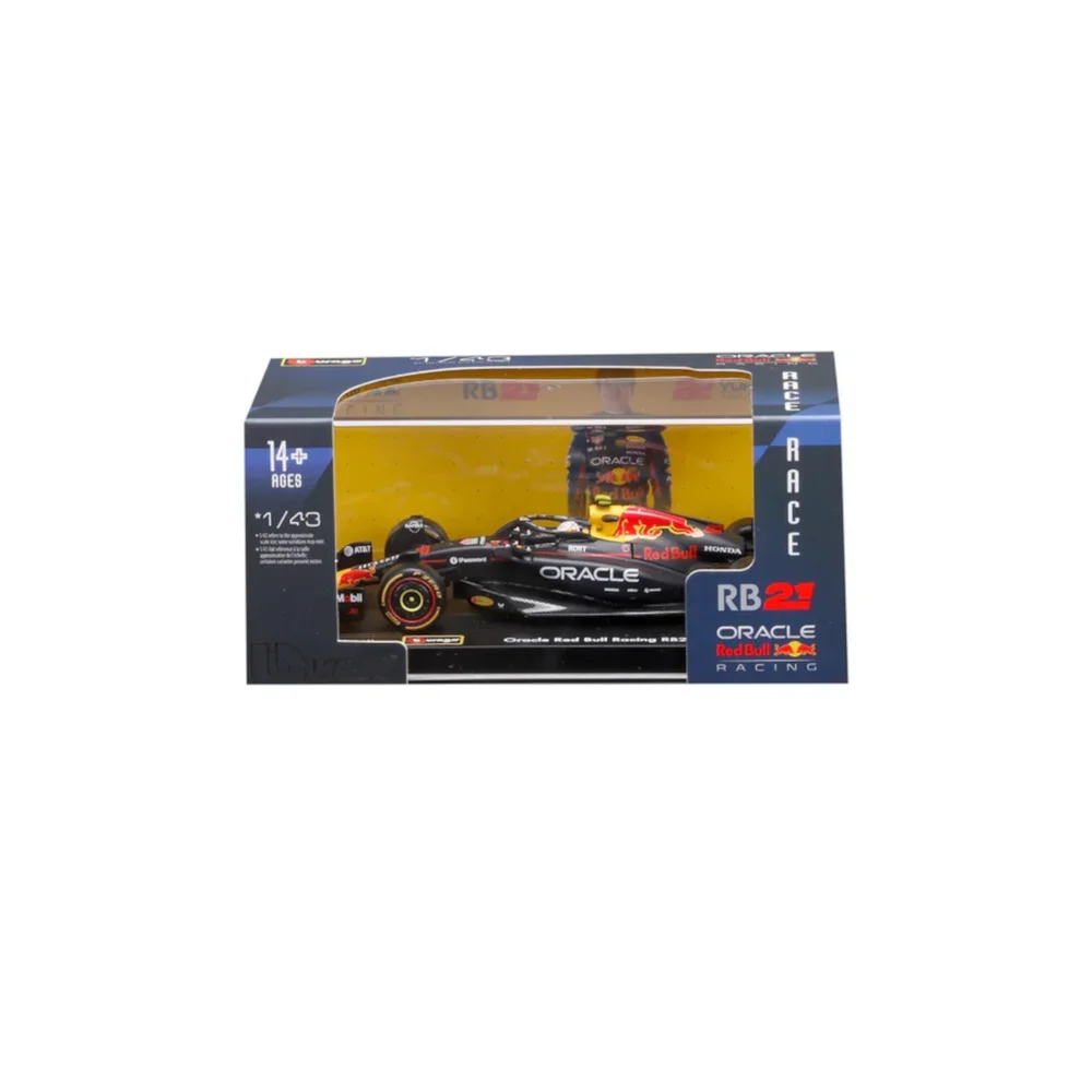 Bburago F1 Red Bull Racing RB21 2025 Tsunoda With Helmet 1:43 Scale Model Image 1