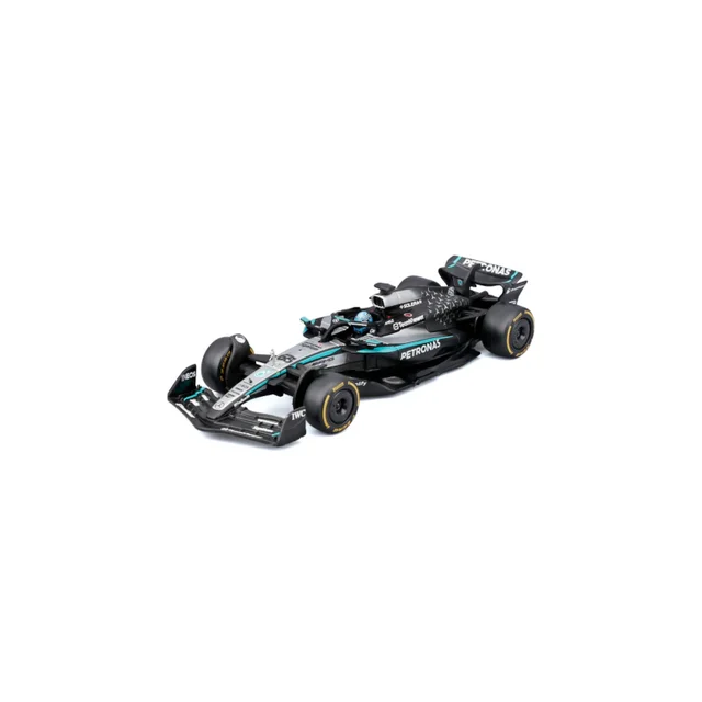 Bburago F1 Mercedes AMG W16 2025 Russell With Helmet 1:43 Scale Model
