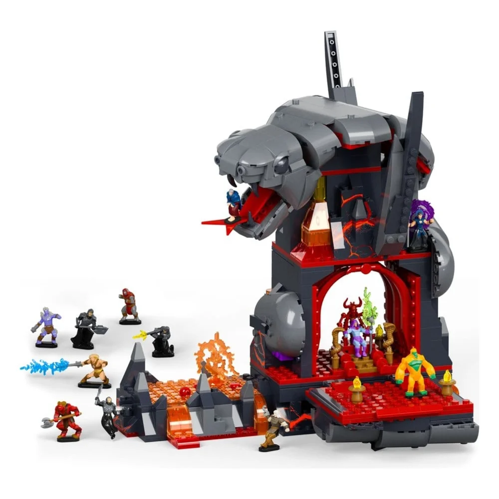 Masters of the Universe Mattel Brick Shop Construction Set Snake Mountain Image 1