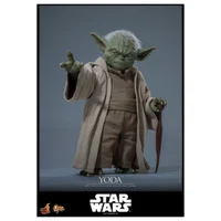Hot Toys Star Wars: Revenge of the Sith Movie Masterpiece Action Figure 1/6 Yoda 14 cm - undefined undefined