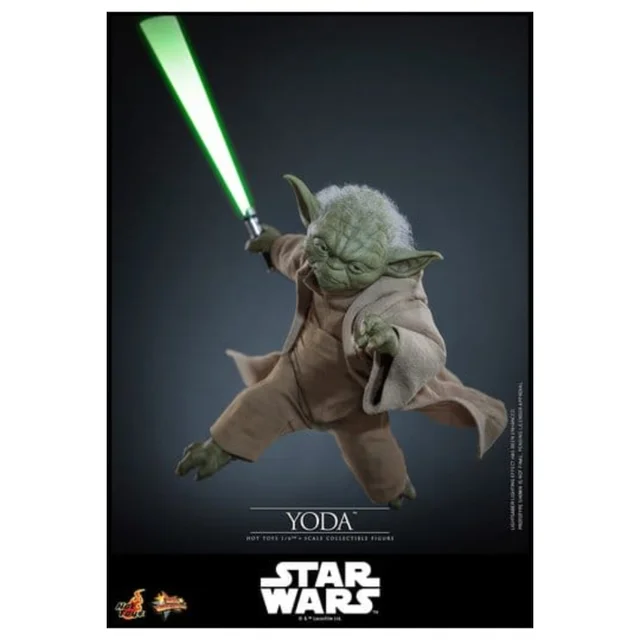 Hot Toys Star Wars: Revenge of the Sith Movie Masterpiece Action Figure 1/6 Yoda 14 cm