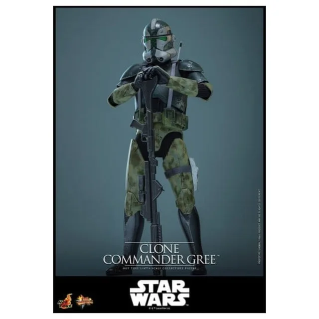 Hot Toys Star Wars Movie Masterpiece Action Figure 1/6 Clone Commander Gree 30 cm