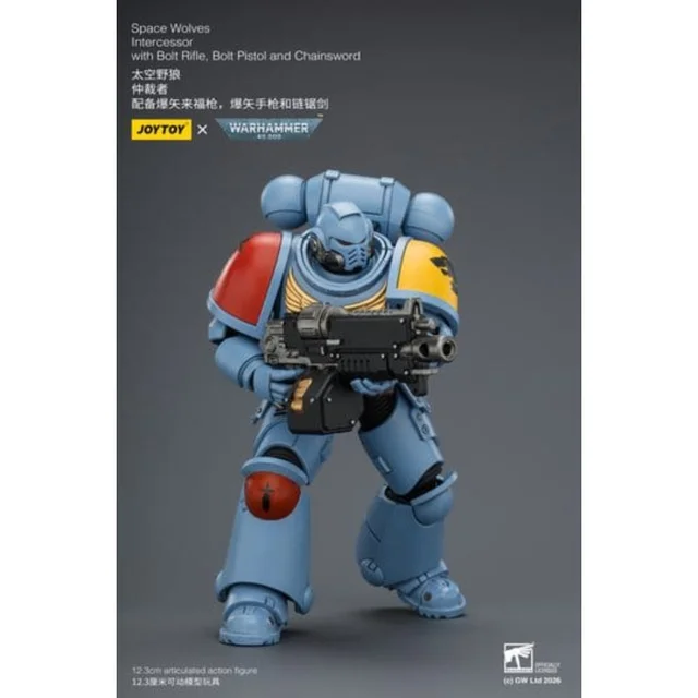 Warhammer 40,000 Action Figure Space Wolves Intercessor 12 cm