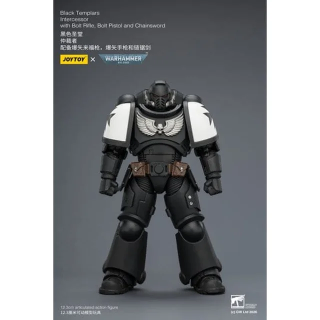 Warhammer 40,000 Action Figure Black Templars Intercessor 12 cm