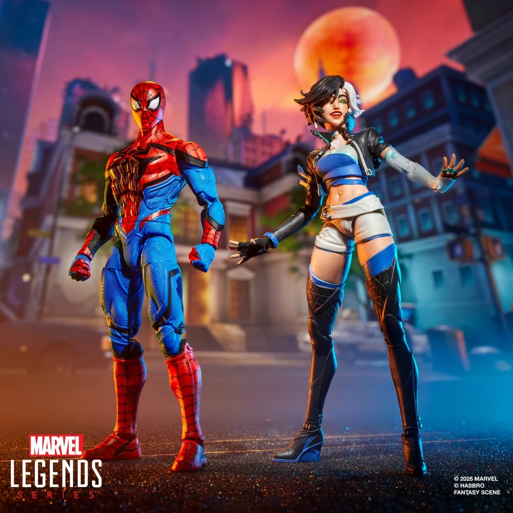 Marvel Legends Series Marvel Rivals Spider-Man & Luna Snow, Video Game -Inspired Collectible 15 cm Action Figures Image 1