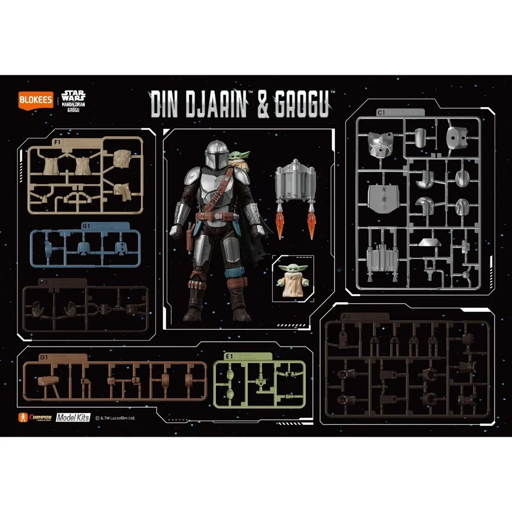 Blokees - Star Wars CC05 Din Djarin & Grogu Image 1