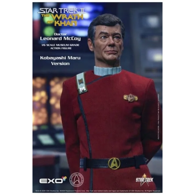 Star Trek II: The Wrath of Khan Action Figure 1/6 Dr. Leonard McCoy Kobayashi Maru Version 30 cm