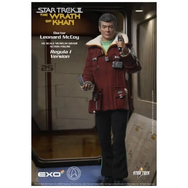 Star Trek II: The Wrath of Khan Action Figure 1/6 Dr. Leonard McCoy Regula I Version 30 cm