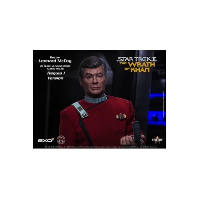 Star Trek II: The Wrath of Khan Action Figure 1/6 Dr. Leonard McCoy Regula I Version 30 cm