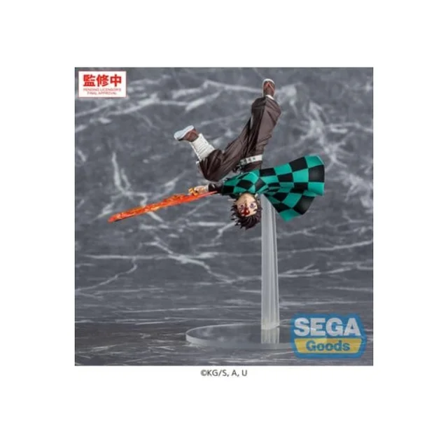 Demon Slayer: Kimetsu no Yaiba Luminasta PVC Figure Tanjiro Kamado Hinokami Kagura Setting Sun Transformation 15 cm