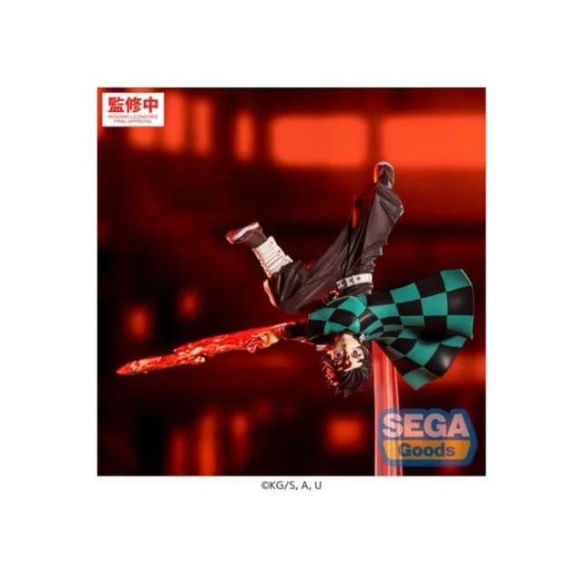 Demon Slayer: Kimetsu no Yaiba Luminasta PVC Figure Tanjiro Kamado Hinokami Kagura Setting Sun Transformation 15 cm