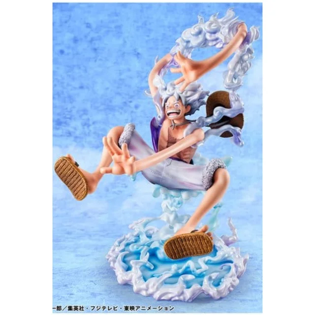 One Piece Portrait.Of.Pirates PVC Figure "Evolutionary History" Monkey D. Luffy "Gear Fifth" 26 cm