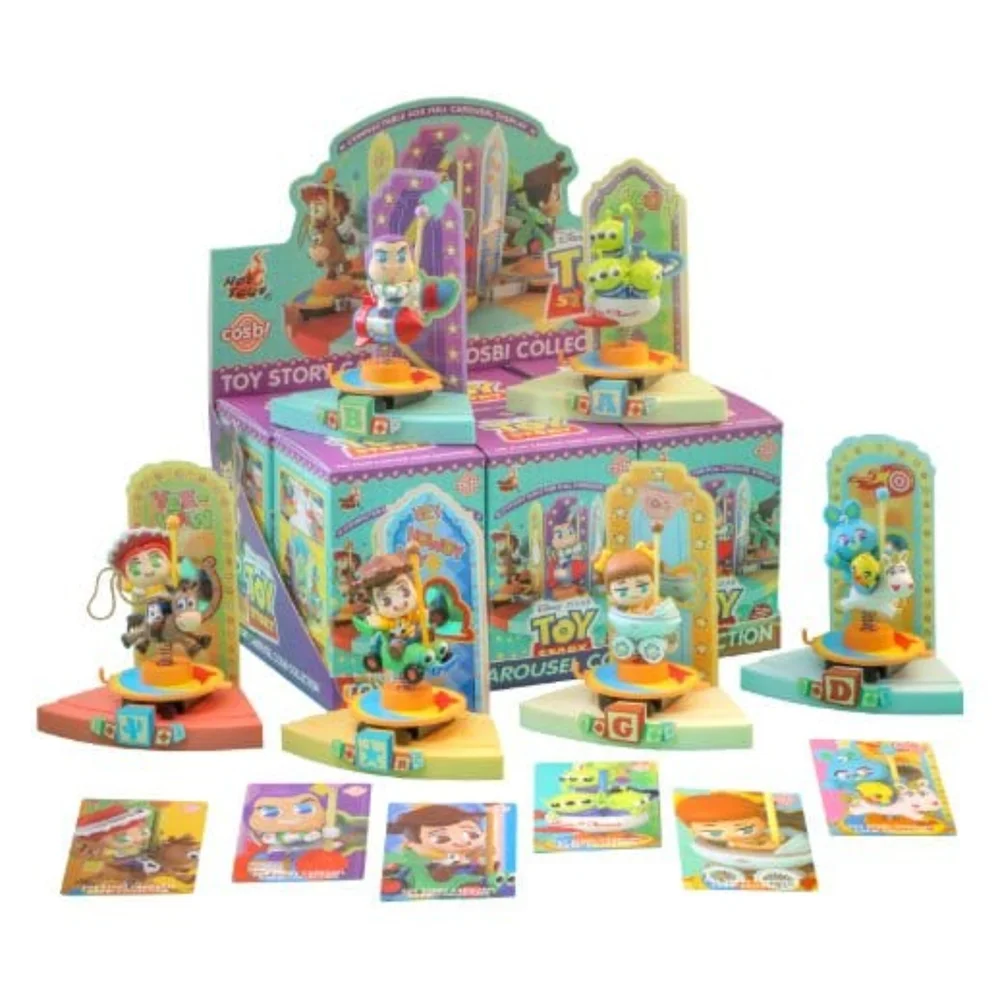 Hot Toys Toy Story Cosbi Mini Figures Carousel Collection 10 cm Blind Box Display (6) Image 1