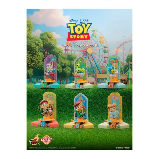 Hot Toys Toy Story Cosbi Mini Figures Carousel Collection 10 cm Blind Box Display (6)