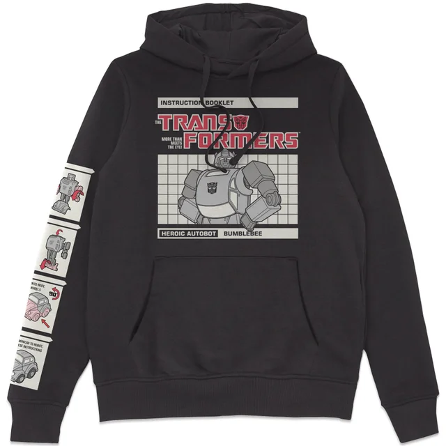 Transformers Bumblebee Instructional Hoodie - Black