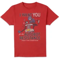 Transformers Autobot Resistance Men's T-Shirt - Red