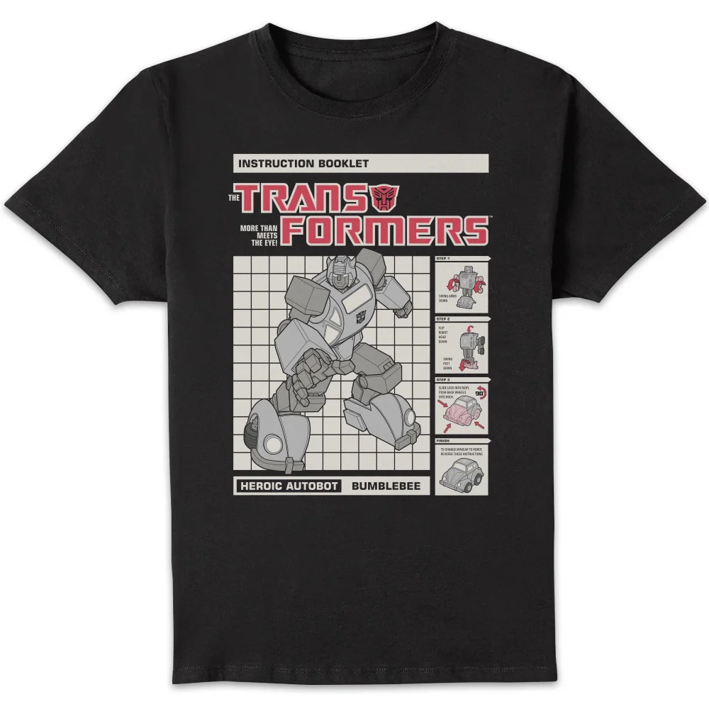 Transformers Bumblebee Instructional Men's T-Shirt - Black - XXL Image 1