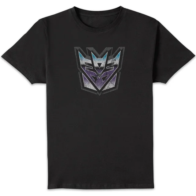 Transformers Retro Decepticon Men's T-Shirt - Black