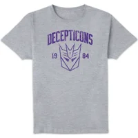 Transformers Decepticon Collegiate Men's T-Shirt - Grey