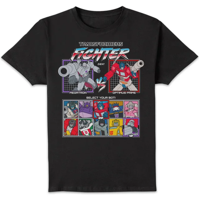Transformers Fighter Men's T-Shirt - Black