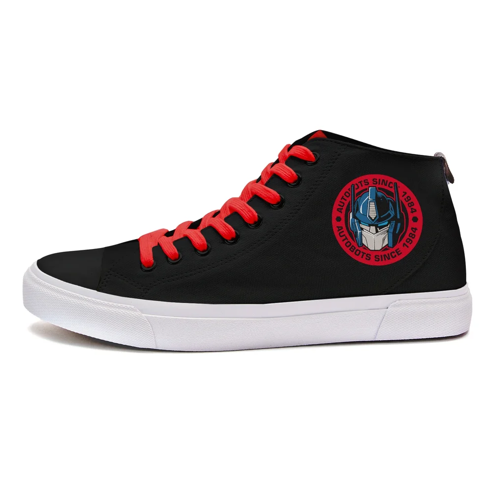Akedo x Transformers Autobot Hight Top - Black / White - UK 3 / EU 35.5 / US Men's 3.5 / Women's 5 Image 1
