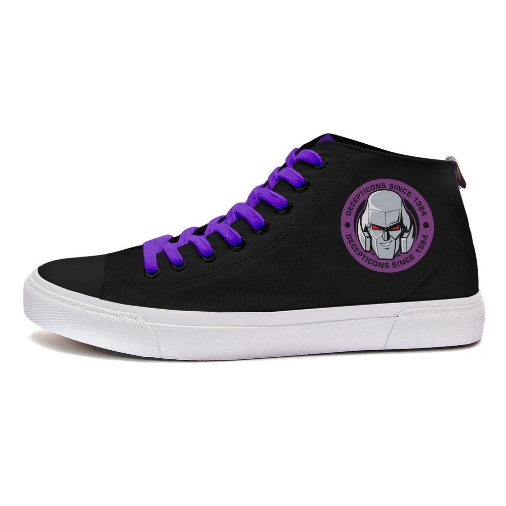 Akedo x Transformers Decepticon High Top - Black / White - UK 8 / EU 42 / US Men's 8.5 / US Women's 10 Image 1