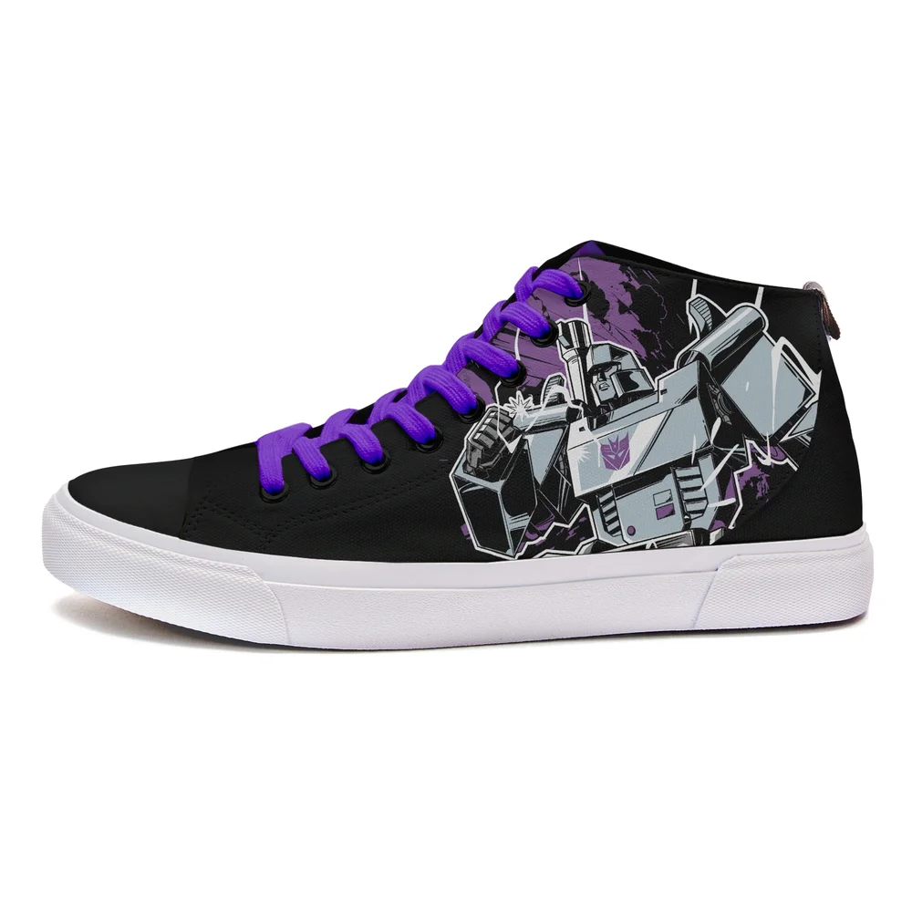 Akedo x Transformers Megatron High Top - Black / White - UK 9 / EU 43 / US Men's 9.5 / US Women's 11 Image 1
