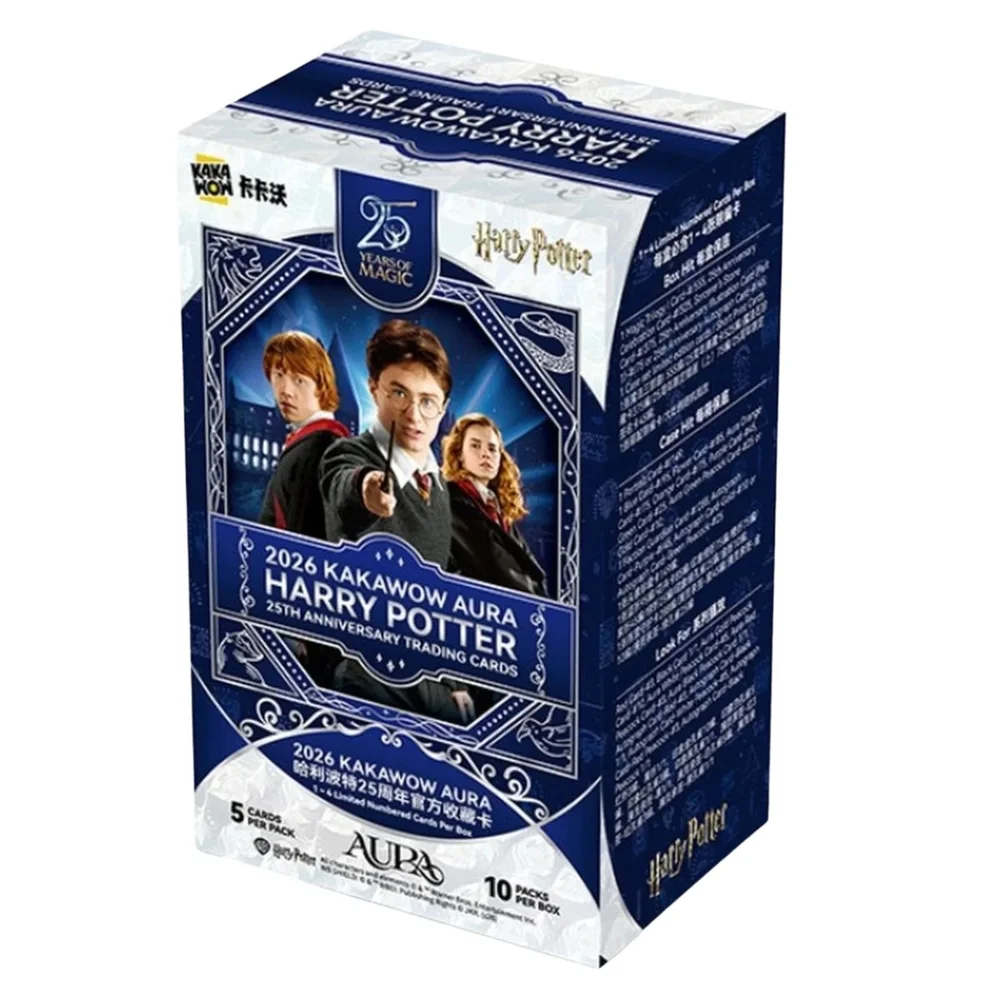 2026 Kakawow Aura Harry Potter 25th Anniversary Trading Cards Hobby Box Image 1