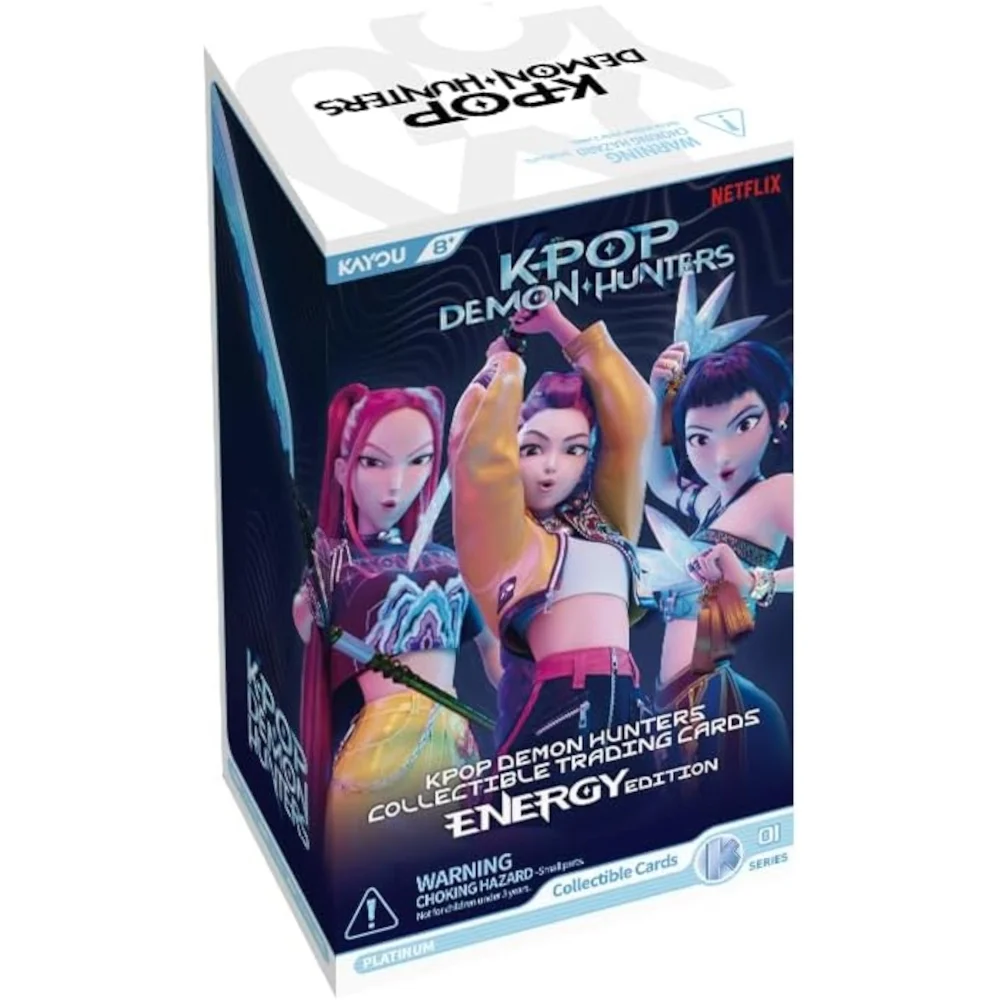 K-Pop Demon Hunters Collectible Trading Cards Energy Edition Foil Blister Box (12 Packs) Image 1