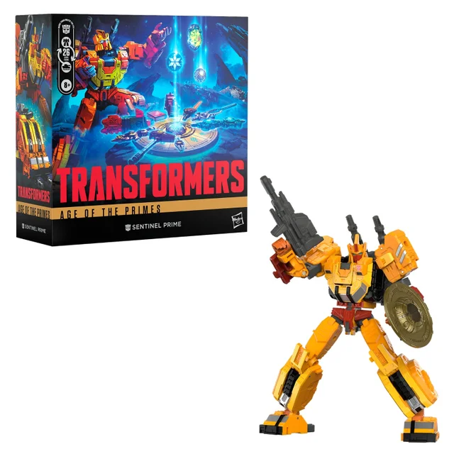 Transformers Age of the Primes Sentinel Prime with The Conduit Accessory, Voyager Class 18 cm Converting Action Figure