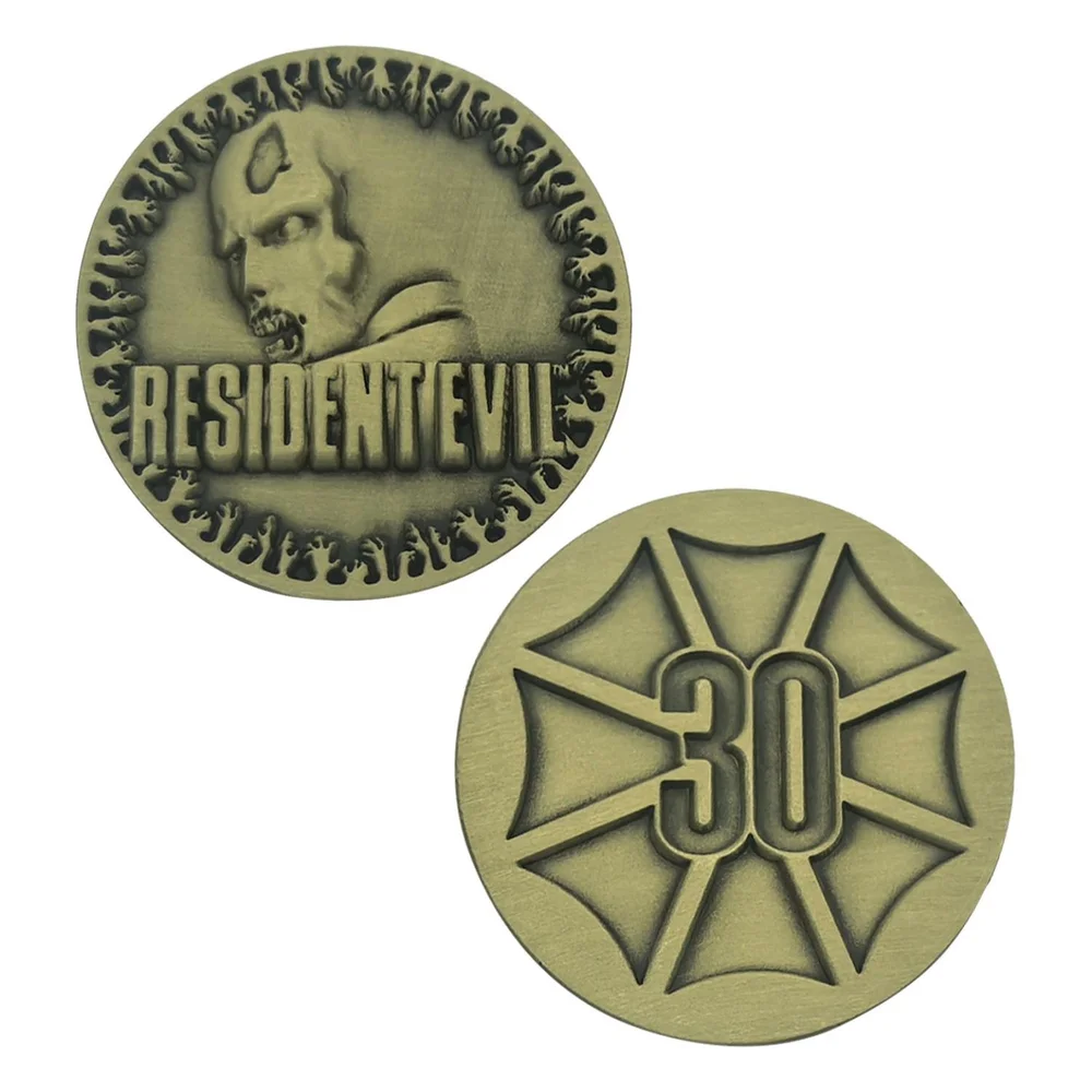Resident Evil – 30th Anniversary Presentation Coin - Antique Brass Edition Image 1