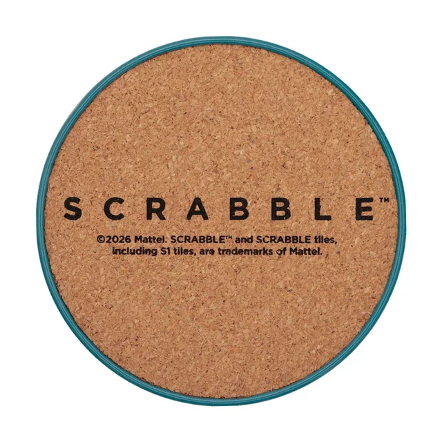 Scrabble™ - Set of Four Printed Metal Coasters