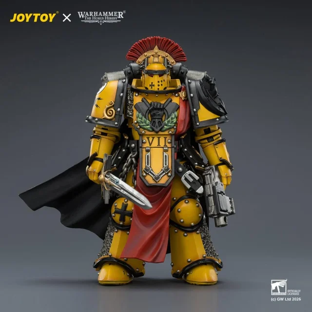 Warhammer Action Figure Imperial Fists Legion Praetor in Mk III Armour 13 cm