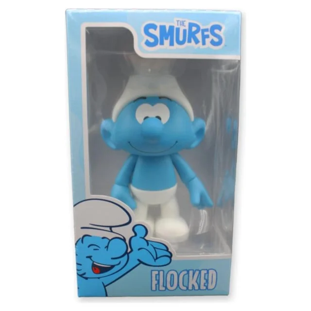 The Smurfs Vinyl Figure Smurf White and Blue - Flocked 19 cm
