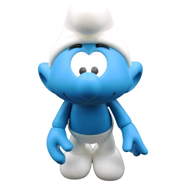 The Smurfs Vinyl Figure Smurf White and Blue - Flocked 19 cm