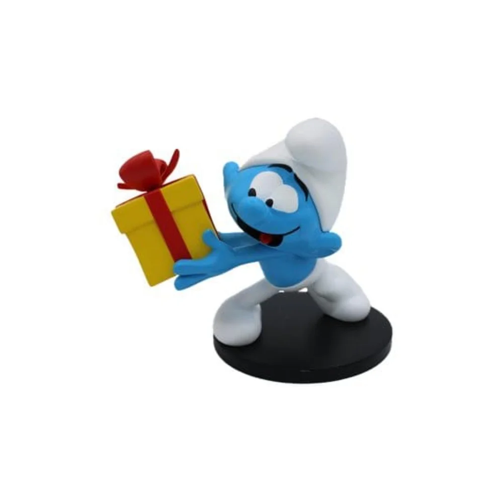 The Smurfs Statue Jokey Smurf with Gift 10 cm Image 1