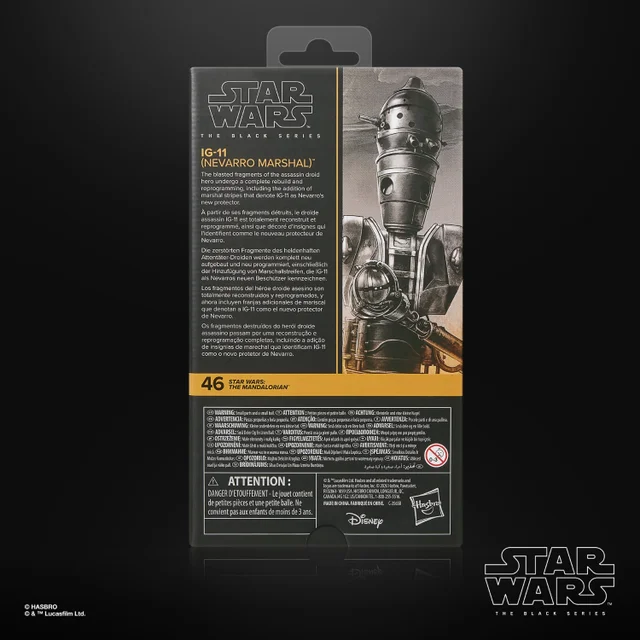 Star Wars The Black Series IG-11 (Nevarro Marshal), Star Wars: The Mandalorian Premium Collectible 15 cm Action Figure