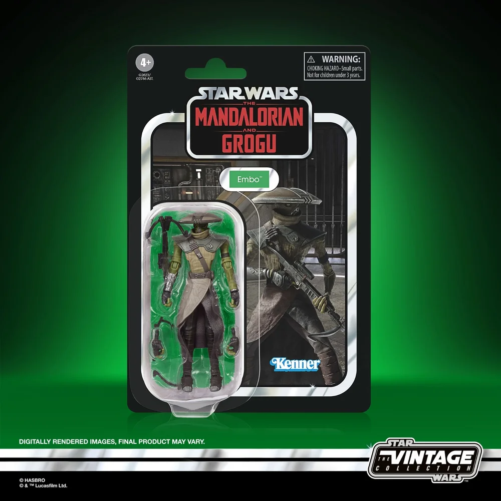 Star Wars The Vintage Collection Embo, Star Wars: The Mandalorian and Grogu Premium 9.5 cm Collectible Action Figure Image 1